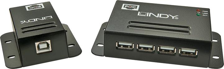 Actual product image Lindy USB 2.0 Cat.5 Extender 50m Power over RJ45 4 Port (USB-A, 4 Ports)