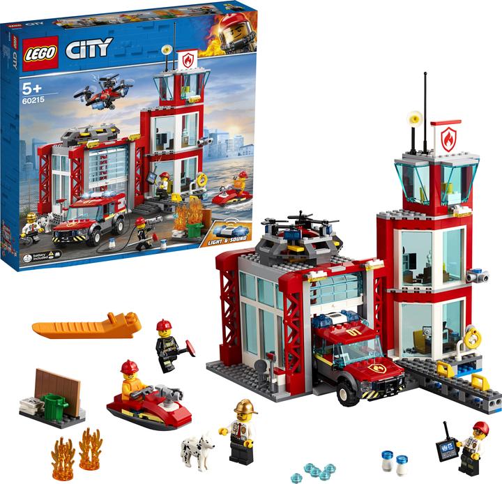 Image du produit LEGO La caserne de pompiers (60215, LEGO City)