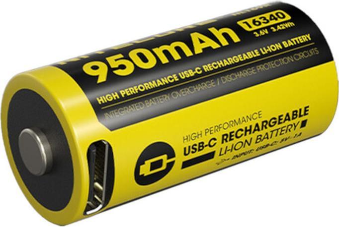 Nitecore NL169R (1 Stk., 16340, 950 mAh)