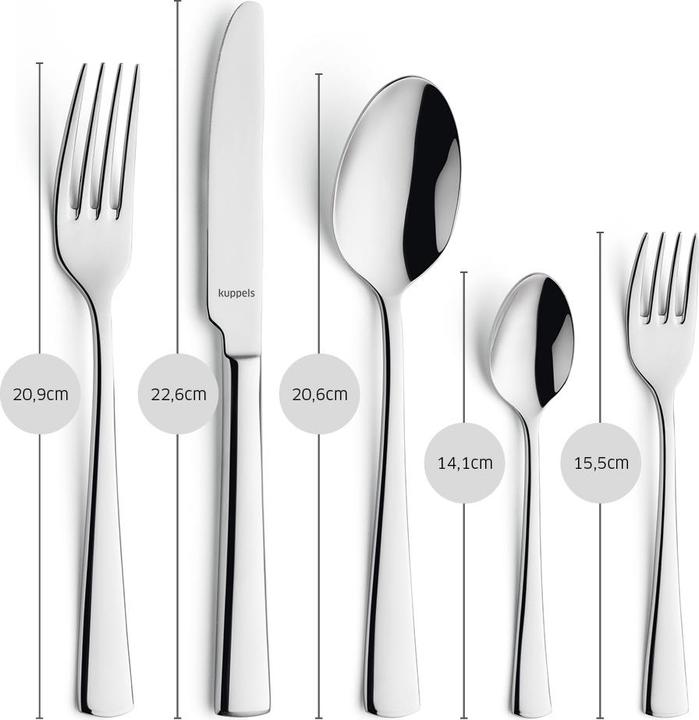 Image du produit Kuppels FLAIR Besteckset 60-teilig (12 pièce(s), Set de couverts)