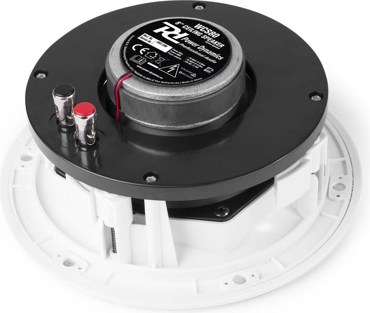 Image du produit Power Dynamics Haut-parleurs de plafond WCS80, set de 2, 2x 35W, blanc (Passif)