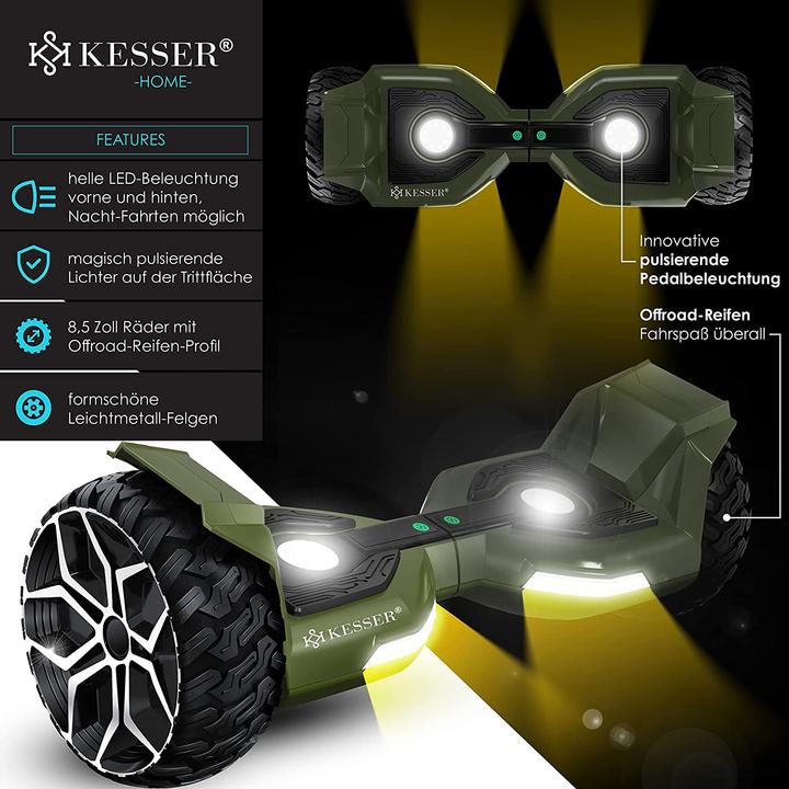 Actual product image Kesser Hoverboard Carbon
