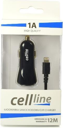 Produktbild Beline Ład. sam. Cellline 1xUSB + lightning 1A czarna/black iPhone 6