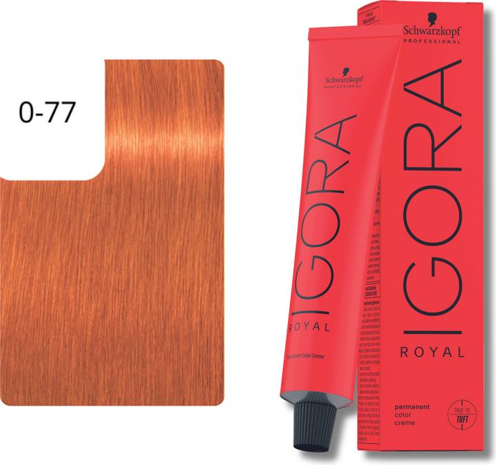 Image du produit Schwarzkopf Professional Igora Royal (0-77 Concentré de cuivre concentré)