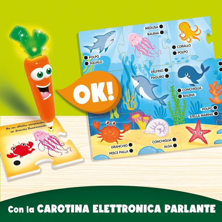 Actual product image Lisciani Talking Pen Carrot The Useful Interactive Quizzes