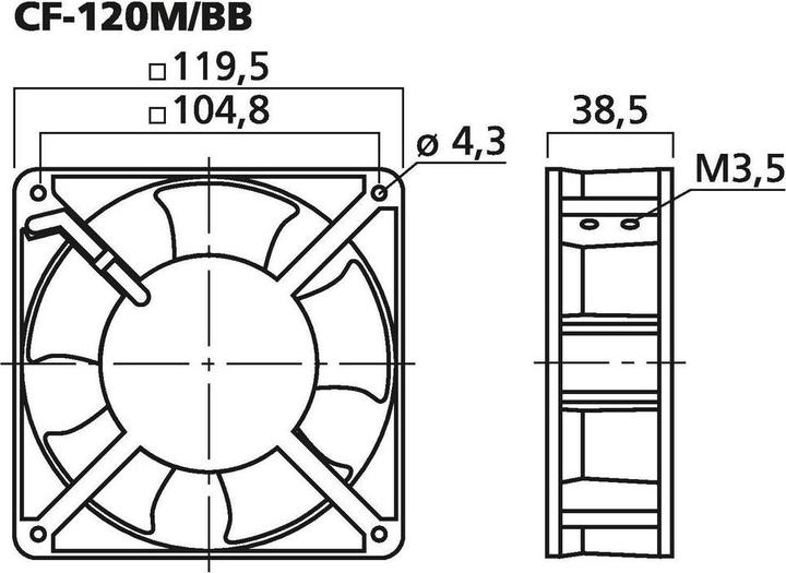 Image du produit Org.makers Ventilateur axial (120 mm)