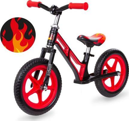 Actual product image Kidwell Balance bike Comet black/red (12")