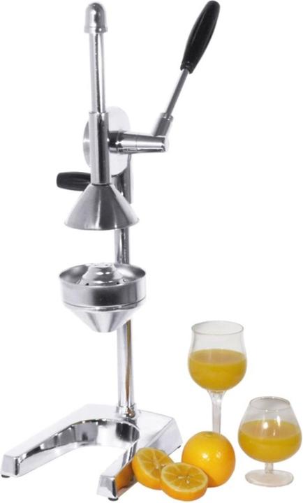 Actual product image Contacto Orange juicer made of chrome-plated cast zinc, height