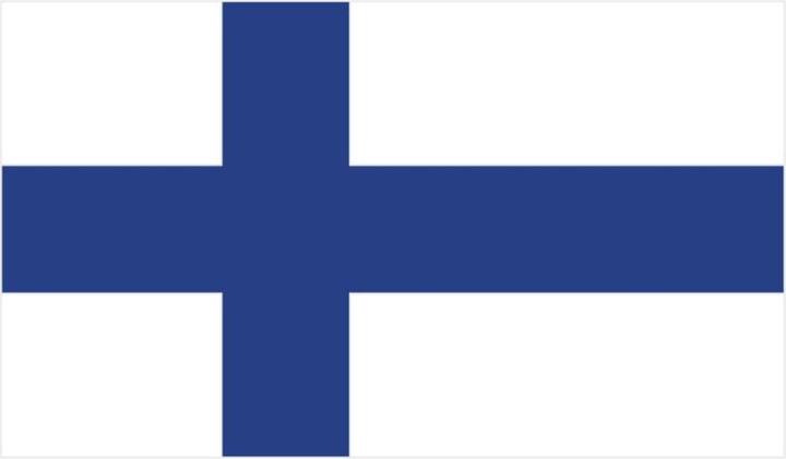 Actual product image Bügelbilder Bügelbild Finnland Flagge