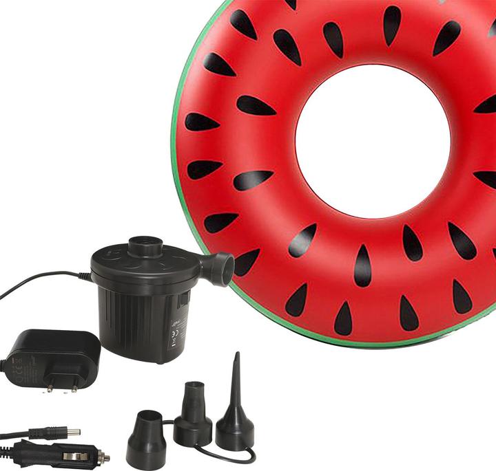 Casativo Elektrische Luftpumpe mit 3 Luftdüsen, 12 V / 230 V, 50 W
