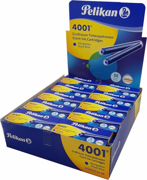 Actual product image Pelikan 4001 Gtp/5 (ink cartridges, Blue)