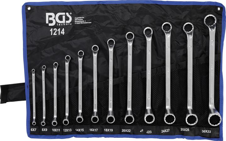 Produktbild BGS Doppel-Ringschlüssel-Satz (19 mm, 6 mm, 12 mm, 24 mm, 14 mm, 22 mm, 16 mm, 23 mm, 10  mm, 21 mm, 18 mm, 27 mm, 7 mm, 17 mm, 11 mm, 15 mm, 26 mm, 30 mm, 8 mm, 28 mm, 9 mm, 29 mm, 13 mm, 20 mm, 25 mm)
