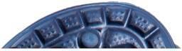 Produktbild Westfalia Freizeitpantolette mit herausnehmbarem Fussbett, Farbe marine/silber, Gr.43 (43)