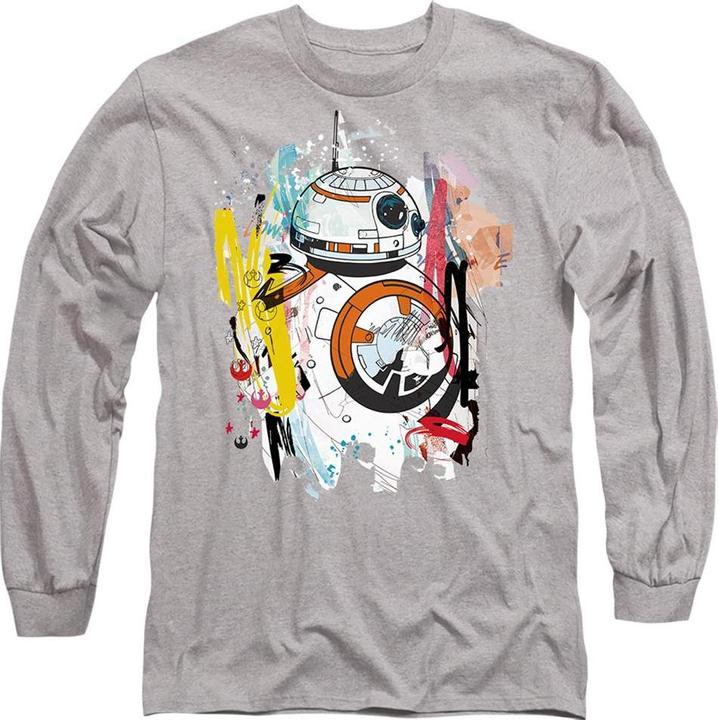 Actual product image Star Wars Unisex Adult BB-8 Abstract T-Shirt (M)