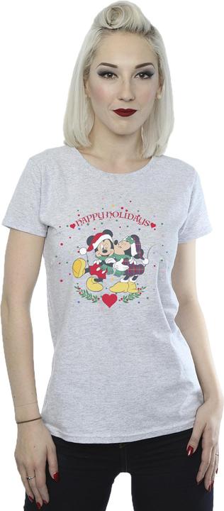 Immagine prodotto Disney Mickey Mouse Mickey Minnie Christmas Maglietta Donna (XXL)