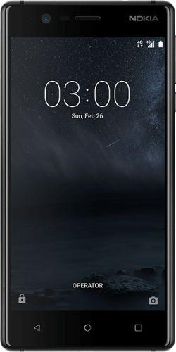 Nokia 3 (16 GB, Matte Black, 5", Dual SIM + SD, 8 Mpx, 4G)