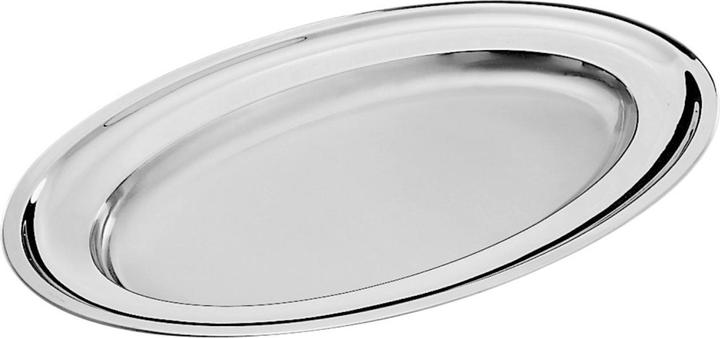 Pintinox Plateau de service ovale 71x46cm Acier inoxydable