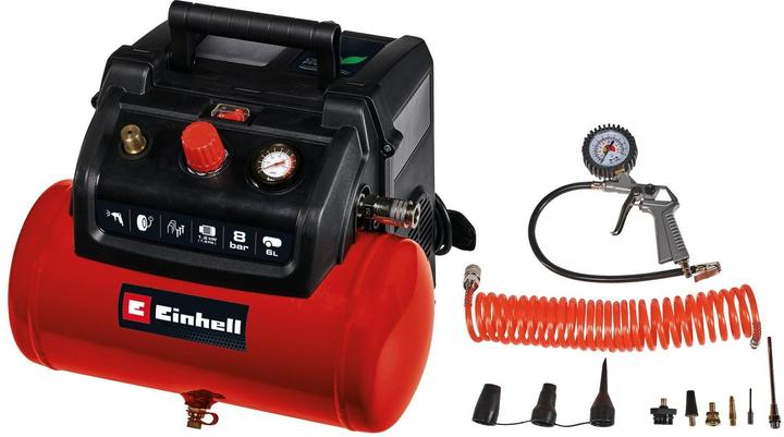 Actual product image Einhell TC-AC 190/6/8 OF Set (8 bar, 6 l)