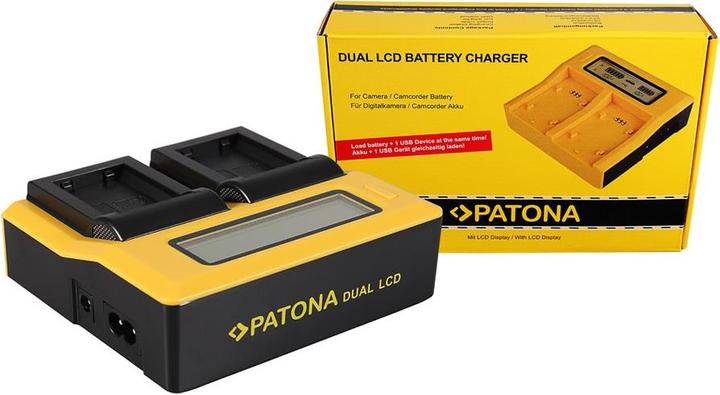 Produktbild Patona Sony NP-FW50 Dual LCD Charger (Kamera Akku Ladegerät)