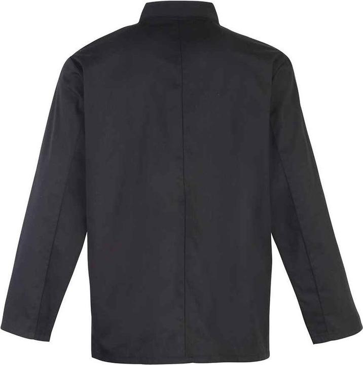 Actual product image Premier Unisex Adult Stud Front Long-Sleeved Chef Jacket (S)