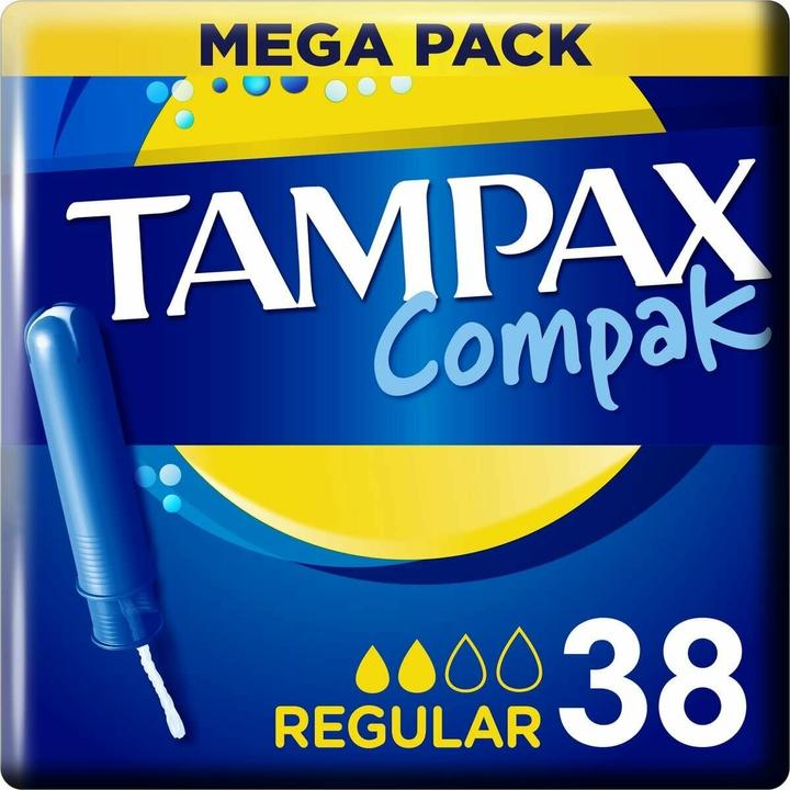 Tampax COMPAK tampón regular 38 u (38 x, Regular)