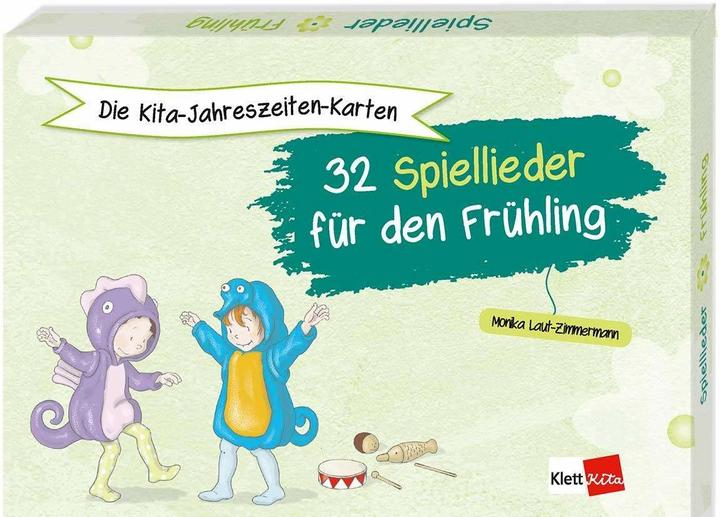 Produktbild Die Kita-Jahreszeiten-Karten: 32 Spiellieder für den Frühling (Deutsch, Monika Laut-Zimmermann, 2024)