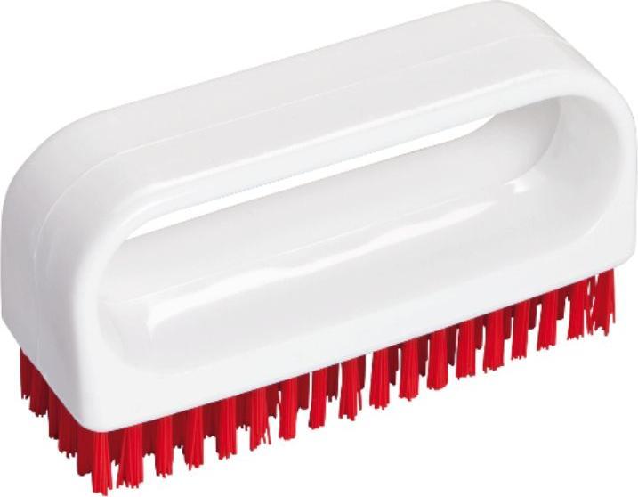 Image du produit Haug Brosse à ongles avec manche, rouge