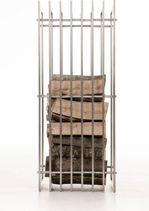 Actual product image CLP Firewood rack Irving 40x50x100, stainless steel (40 x 50 x 100 cm)