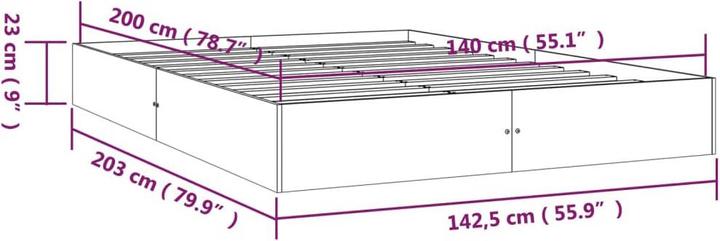 Produktbild VidaXL Kelvin (140 x 200 cm)