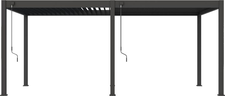 Produktbild Ventaris Pergola Deluxe Plus 3x6m mit Lamellendach Anthrazit (300 cm, 600 cm)