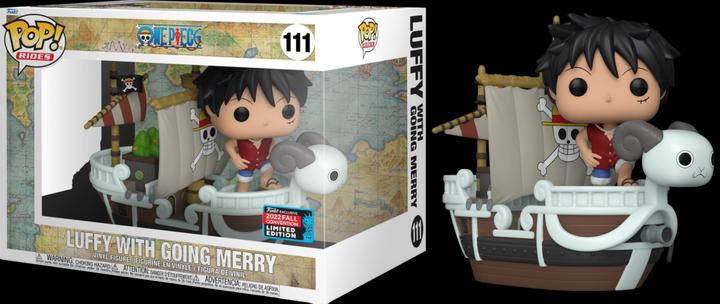 Image du produit Funko POP! Rides Animation One Piece Luffy With Going Merry Edition Limitée Fall Convention 2022
