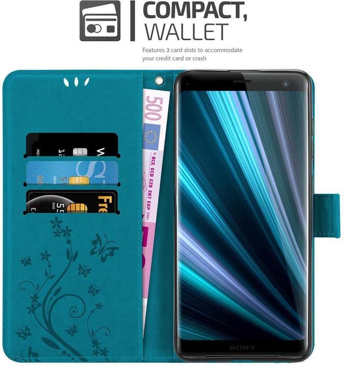Immagine prodotto Cadorabo Copertina del libro di fiori (Sony Xperia XZ3)