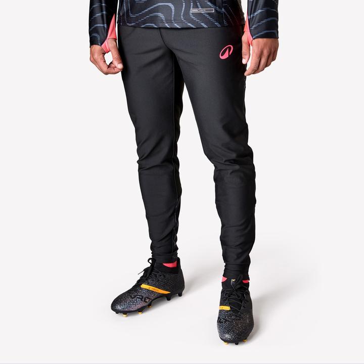 Immagine prodotto Kipsta Pantaloni da allenamento da calcio da donna/uomo - VIRALTO Topo nero/grigio (W34/L34)