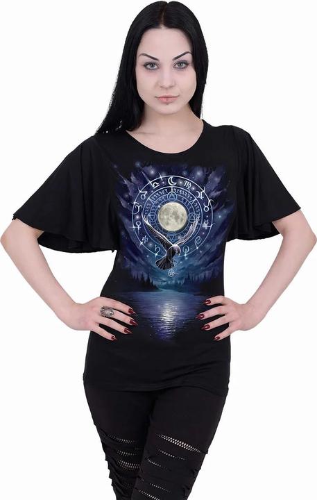 Produktbild Spiral Witchcraft TShirt UBootAusschnitt FledermausÄrmel (S)