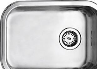 Immagine prodotto Juvel Lavello da cucina Uni 34x48 - Lavello da cucina 340x480 mm opaco con scolapasta