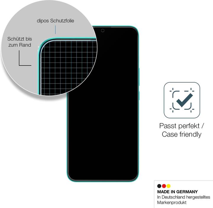Actual product image Dipos Anti-Shock Screen Protector Matte (1 Piece, Wiko T10)