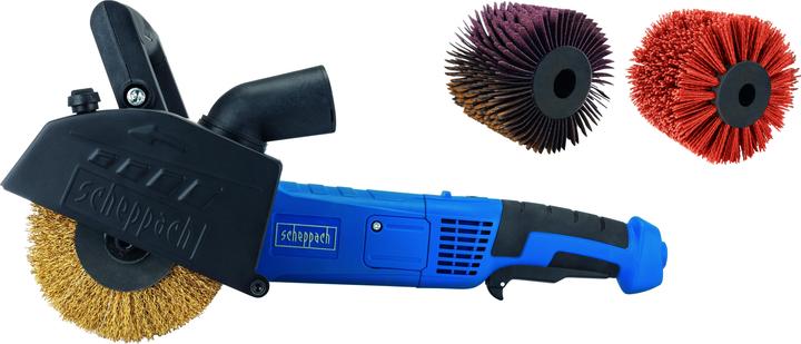 Produktbild Scheppach MRS 1300 Universal-Renovierungsschleifer (inkl. 3 Bürsten) (Bürstenschleifer, 1300 W)