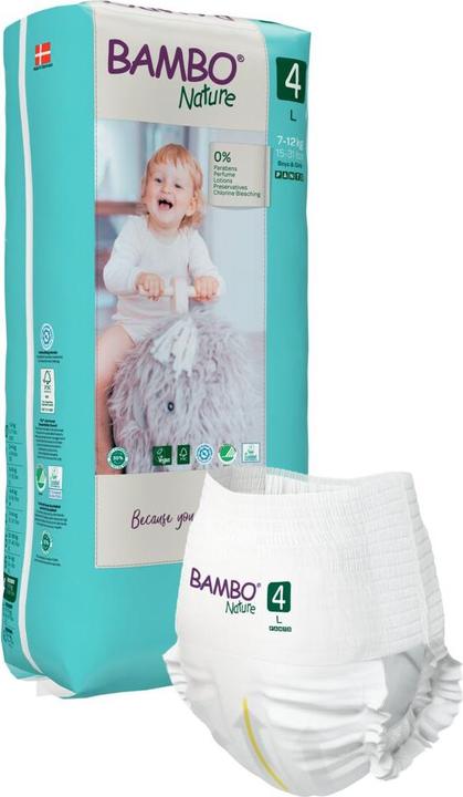 Produktbild Abena Bambo Nature Pants 4 L 7-14kg Tall (Gr. 4, 44 Stück)