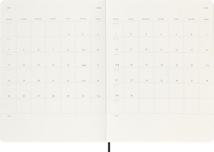 Actual product image Moleskine Schüleragenda Soft Cover (19 x 25 cm, English)