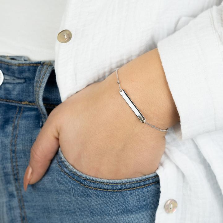 Produktbild Engelsrufer Armband Silber mit ID (19 cm, 925er Silber)