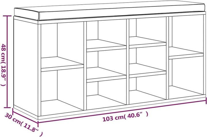 Produktbild VidaXL Lyla (103 x 30 x 48 cm)