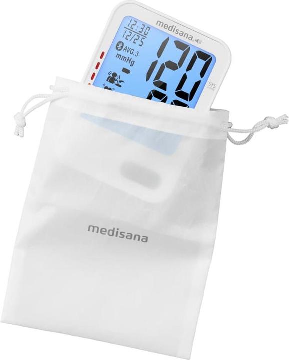 Immagine prodotto Medisana BU 586 Voice Misuratore di pressione del braccio superiore Polsino grande 23-43 cm (Sfigmomanometro per braccio)