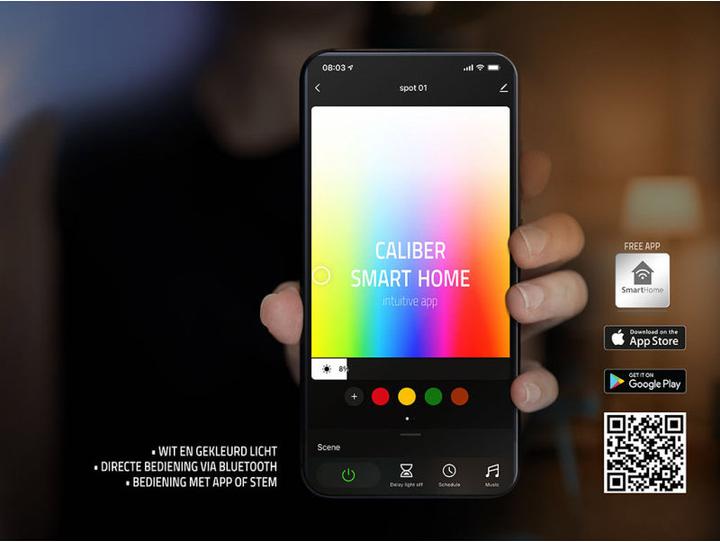 Produktbild Caliber HBT-E27 Smart Home LED Startpack (E27, 9 W, 720 lm, 3 x, A)