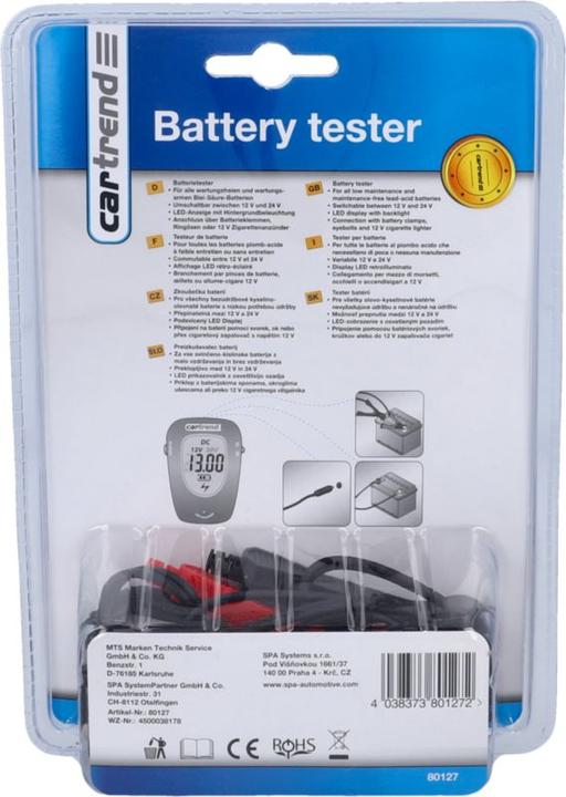 Produktbild Cartrend Batterietester