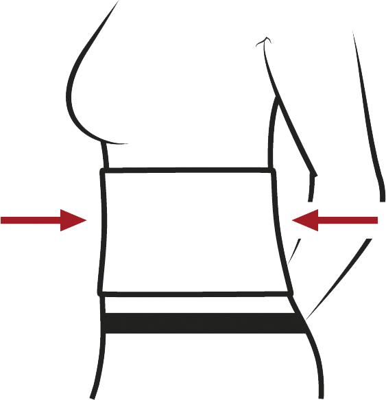Produktbild Hydas Rücken Stützgürtel "Standard", weiss (One Size)