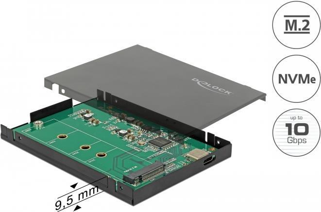 Immagine prodotto Delock USB-C 3.1 Gen2 per SSD M.2 NVME (M.2 2230, M.2 2242, M.2 2260, M.2)