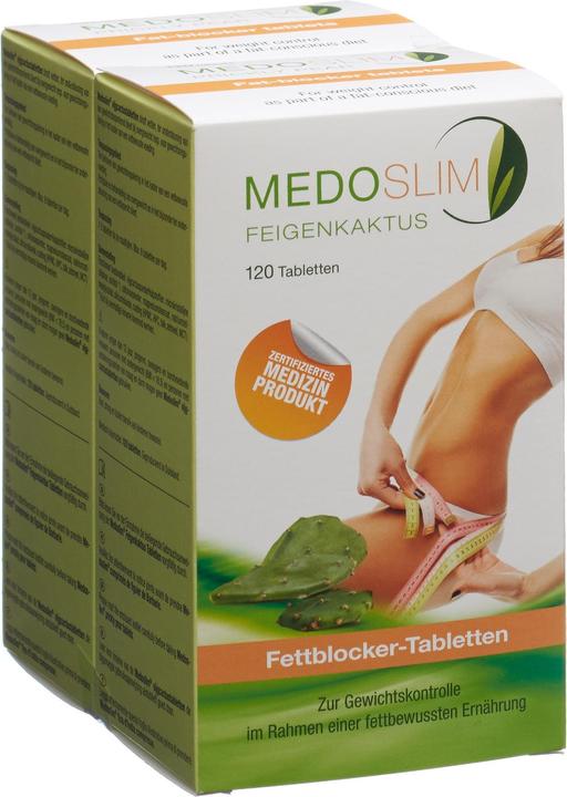 Produktbild Medoslim Feigenkaktus Fettbinder pflanzlich (240 Stück, Tabletten, 333 g)