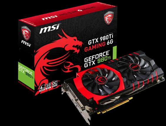 Produktbild MSI GTX 980 Ti Gaming 6G (6 GB)