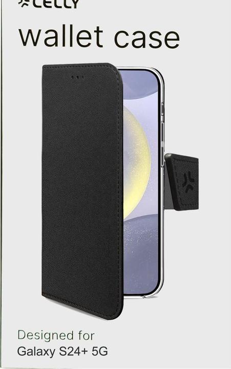 Immagine prodotto Celly Wally Wallet Cover 5G - Nero (Samsung Galaxy S24+)