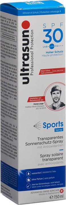 Ultrasun Sports Spray (Sonnenspray, SPF 30, 150 ml, 180 g)
